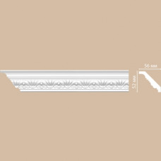 Плинтус потолочный Decomaster  95609 (56×52×2400 мм)