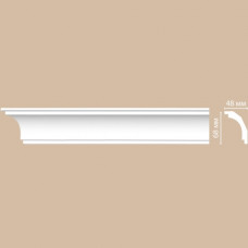 Плинтус потолочный Decomaster  DP-16 (48×48×2400 мм)